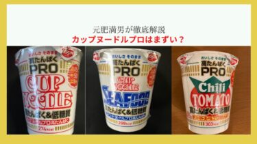 カップヌードルプロはまずい？20kg痩せた元肥満男が徹底解説