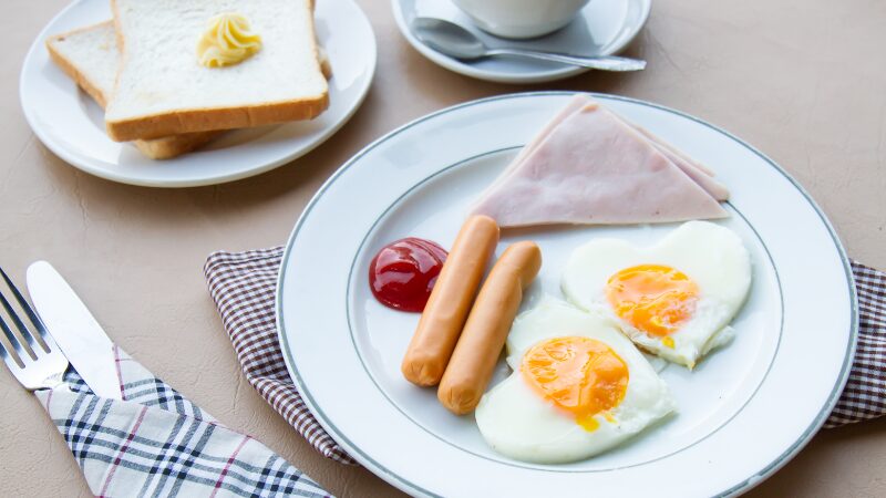 朝食をベースクッキーに置き換える